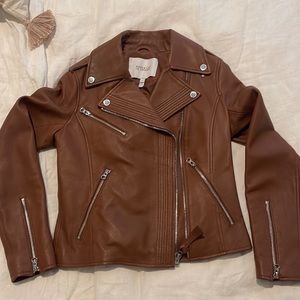Never worn DEREK LAM LEATHER JACKET